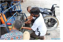 30 Penyandang Disabilitas Ikuti Pelatihan Servis Kursi Roda