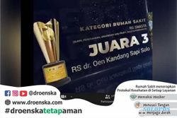 Berkat Kerja Keras Seluruh SDM, RS Dr. Oen Solo Raih Piala Persi Award