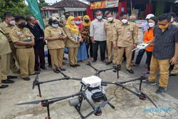 Cepat dan Murah, Segini Biaya Pemupukan Sawah di Sukoharjo Pakai Drone