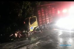 Kecelakaan Karambol di Salatiga, Truk Tabrak 5 Mobil, 1 Meninggal