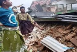 Hujan Deras di Bangkalan Sebabkan Gedung SDN Tlagah Roboh