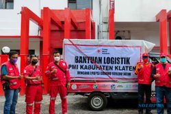 PMI Klaten Kirim Logistik untuk Korban Erupsi Gunung Semeru di Lumajang