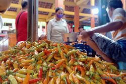 Round Up: Pedagang Pasar Bunder Sragen Campur Cabai Agar Lebih Murah