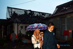 Update! Angin Puting Beliung di Madiun, 515 Rumah Rusak - 7 Orang Luka