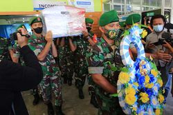 Jenazah Prajurit TNI Korban Penembakan KKB Papua Tiba di Aceh