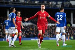 Hasil Liga Inggris: Liverpool Gasak Everton 4-1
