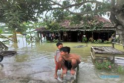 Banjir Landa Brati Grobogan, 150 Rumah dan 200 Hektare Sawah Terendam