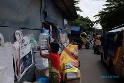Alergi - Omzet Turun, Begini Cerita Pedagang di Pasar Darurat Legi Solo