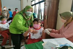 Operasi Yustisi Usai, Polres Wonogiri Fokus Vaksinasi Anak 6-11 Tahun