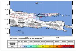 Gempa Bumi Magnitudo 4,1 Guncang Surabaya