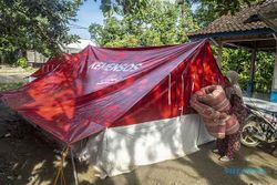 Rumah Rusak, Korban Gempa Pandeglang Banten Bertahan di Tenda Darurat