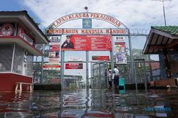 Lapas Pekalongan Jateng Tergenang Banjir, Ganggu Aktivitas Warga Binaan