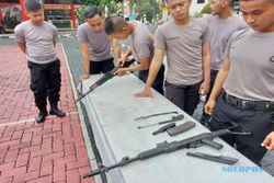 28 Bintara Remaja Polres Wonogiri Dilatih Bongkar Pasang Senjata