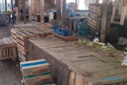 Pedagang Pasar Cuplik Sukoharjo Pindah ke Pasar Darurat Setelah Lebaran