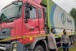 Sopir Truk Kontainer Tabrak Lari 2 Orang di Tol Madiun Jadi Tersangka