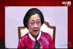 Megawati Salah Sebut Nama Airlangga Hartarto di HUT PDIP