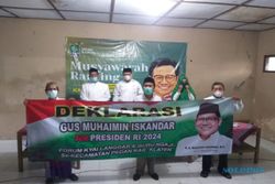 Kiai dan Guru Ngaji di Pedan Klaten Dukung Cak Imin Maju Capres 2024