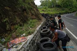 Kecelakaan Maut Bantul, 1.000 Ban Dipasang di Jalur Wisata Mangunan