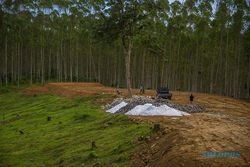 Persiapan Lokasi Rencana Kemah Presiden Jokowi di Titik Nol IKN Kaltim