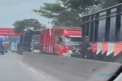 Demo Sopir Truk, Perbatasan Semarang Sempat Macet