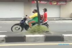 Badalah! Terjadi Lagi di Klaten, Pemotor Salah Jalur Jalan Solo-Jogja
