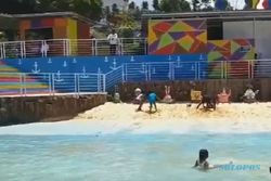 Banyak Permainan Anak, Ini Deretan Wahana di Pantai Buatan Semarang