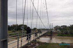 Rampung Dibangun, Ini Jembatan Gantung Senilai Rp10 Miliar di Sukoharjo
