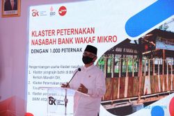 Klaster Peternakan Bank Wakaf Mikro Sasar 1.000 Nasabah di Jateng & Jatim