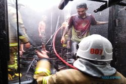 Melaju 14 Km dalam 14 Menit, Damkar Klaten Padamkan Kebakaran di Trucuk