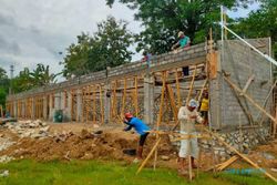 BUM Desa Singodutan Bangun 9 Kios di Dekat Satpas Polres Wonogiri