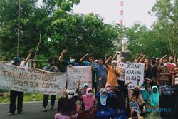 Warga Dekat PT RUM Sukoharjo Bangun Tugu Perjuangan Lawan Pencemaran
