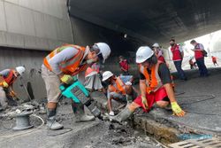 BTP Jateng Ungkap Penyebab Jalan di Underpass Makamhaji Cepat Rusak