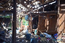 Tabung Pengisian Balon di Grobogan Meledak, 1 Luka dan Atap Rumah Rusak