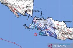 Banten Digoyang Gempa Magnitudo 4,8