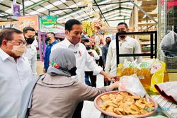 Presiden Cek Harga dan Stok Bahan Pokok Jelang Ramadan di Magelang