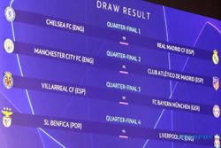 Hasil Drawing Perempat Final Liga Champions: Chelsea vs Real Madrid