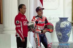 Bertemu Marquez cs, Jokowi Katakan Indonesia Ngefans MotoGP    