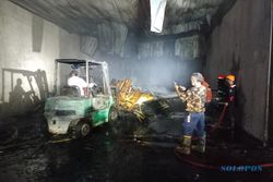 Pabrik Tripleks di Baki Sukoharjo Terbakar, Api Berhasil Dipadamkan