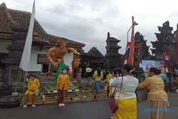 Sambut Nyepi, Umat Hindu Boyolali Arak Ogoh-Ogoh dengan Prokes Ketat