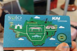PT KCI Luncurkan Kartu Multi Trip KRL Solo-Jogja Bertema Peta Kota Solo