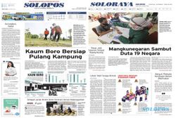 Solopos Hari Ini: Kaum Boro Bersiap Pulang Kampung