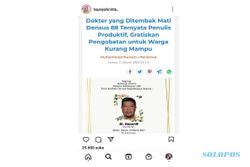 Warganet Bandingkan Penembakan Dokter Sukoharjo dengan OPM Papua