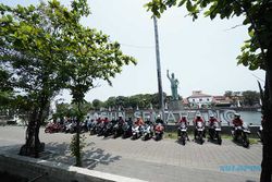 Puluhan Bikers Test Ride Vario 160, Jelajahi Jalanan Kota Semarang