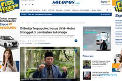 10 Berita Terpopuler: UYM-Motor di Jembatan Sukoharjo-Pendeta Saifuddin