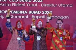 BPR BKK Purwodadi Boyong 3 Penghargaan Top BUMD Awards 2022