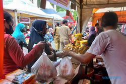 Setelah 2 Tahun Tidak Digelar, Pasar Murah di Grobogan Diserbu Warga