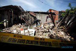 Petasan Meledak Robohkan Rumah di Sleman, 4 Orang Ditetapkan Tersangka