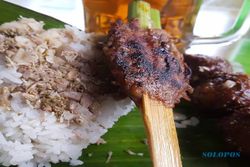 Sate Gapit, Kuliner Daging Dijepit Khas Banyumas