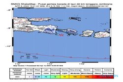 Bali Diguncang Gempa Magnitudo 4,6, Getaran Kerasa di Kuta