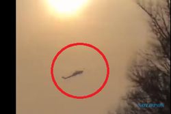 Duar! Video Detik-Detik Ukraina Tembak Helikopter Rusia sampai Ambyar